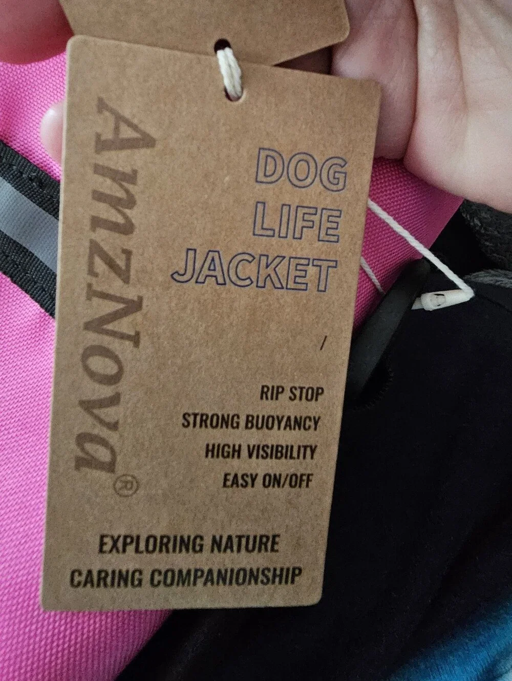 Dog Life Jacket AmzNova Pet Safety & Comfort In Water Large